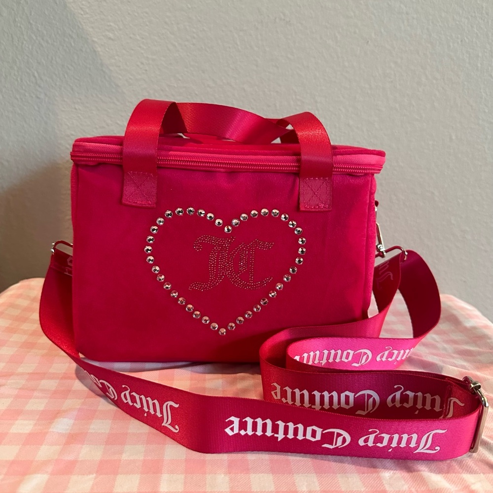 Juicy Couture Pink Heart Studded Women's Bag